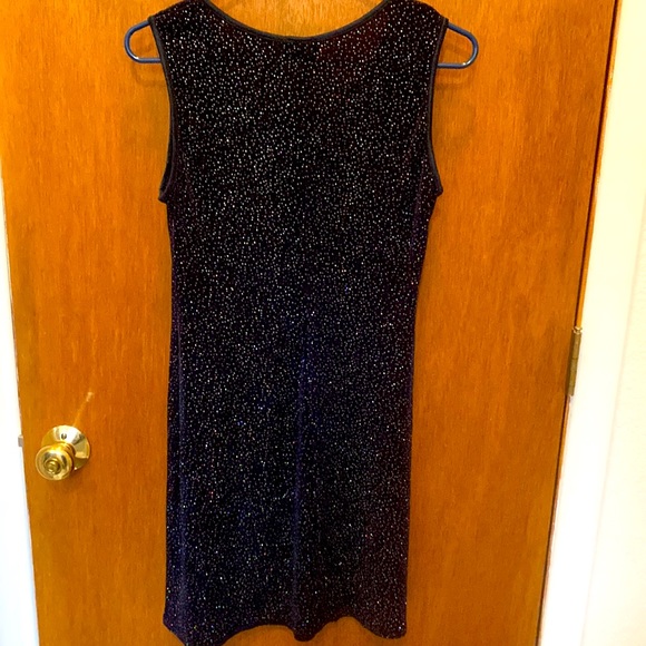 Rabbit Rabbit Rabbit Designs Black Sleeveless Dress Rainbow Sparkles  - 8 - Picture 4 of 5